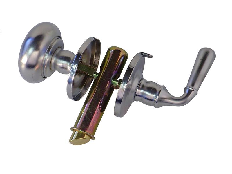 Screen and Storm Door Lock 980: US26D Satin Chrome