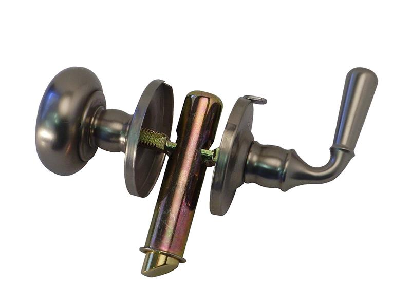 Screen and Storm Door Lock 980: Satin Nickel