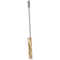 Door Flush Bolt 12" manual, Bright Brass