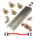 Bypass Hardware Kit: Series 2200F Rated 50 lbs. with Fascia Track