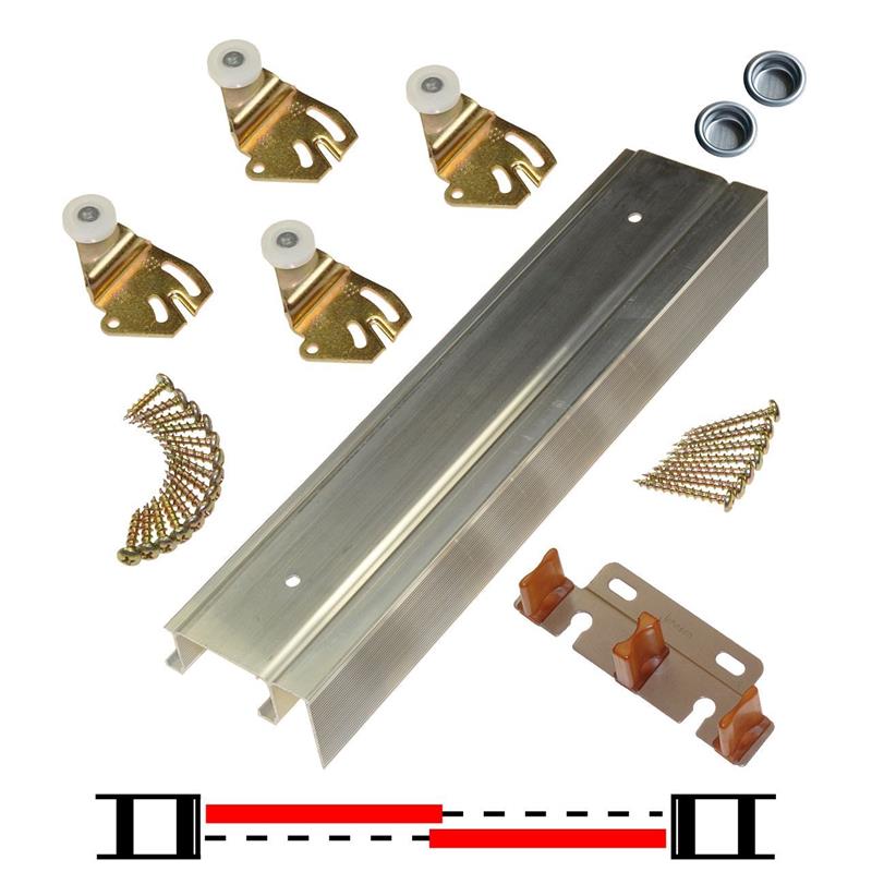 Bypass Hardware Kit: Series 2200F Rated 50 lbs. with Fascia Track