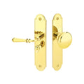 Arch Mortise Screen/Storm Door Lock 605 US3 Bright Brass